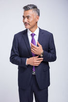 Autumn and winter New Fashion casual suit handsome jacket formal business plus size middle-aged dad suit suit men