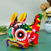 Cloth tiger folk handicraft pure handmade small tiger doll cloth art paparazzi with small gifts with Chinese characteristics