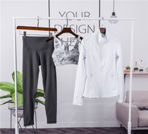 High quality North American single comfortable stress-free running fitness exercise three-piece set yoga jump exercise plus size fit suit