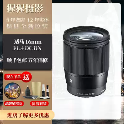 Guobang Sigma Sigma 16mm F1 4 DC DN Large aperture wide-angle lens Sony Micro SLR camera 16E Bayonet
