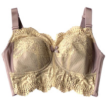  Antinia rimless full cup big chest small ultra-thin underwear close the breasts gather the upper bracket adjust the bra