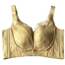  Latex ultra-thin cup without steel rim Full cup big chest display small underwear close the breasts gather the upper bracket to adjust the bra beautiful back