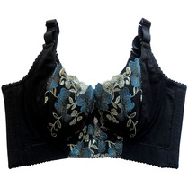 Beauty salon underwear summer thin section adjustment type closed milk gathered sagging bra correction upper bracket bra five buttons