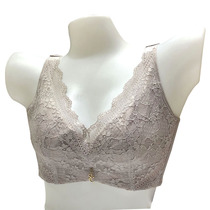 Large cup bra Thin full cup adjustment underwear womens auxiliary breast correction Large size beautiful back fat mm sexy woman