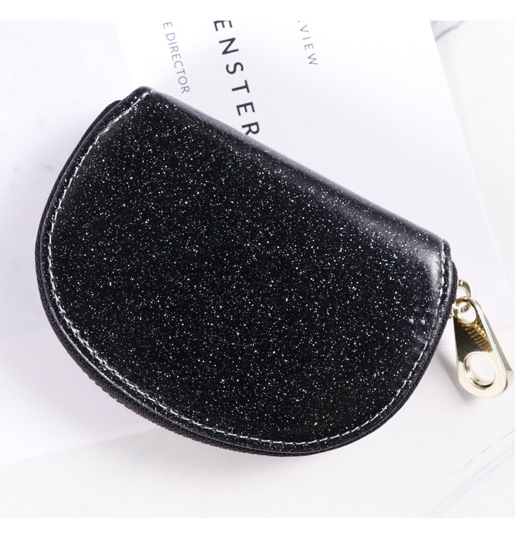 Shell personality compact card case ladies ID large capacity coin purse organ mini simple men's card case