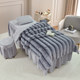 Winter Thickened Rabbit Plush Beauty Bed Cover Four-piece Set Milk Velvet Beauty Salon Massage Therapy Quilt Cover Bed Skirt Head Therapy