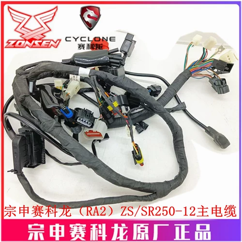 宗申 Saikelong (RA2) Оригинальная большая линия ZS/SR250-12 Главный кабель, полная автомобильная линия, цепь