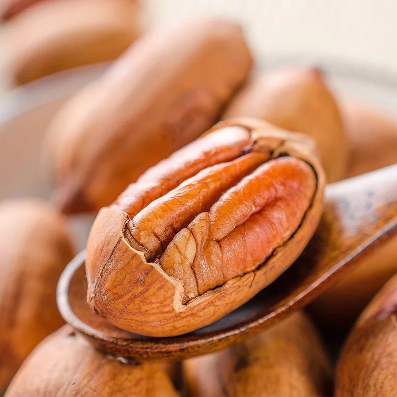 2022 new goods American pecan nuts 500g longevity nuts pregnant women small snack nuts pecan kernel cream flavor