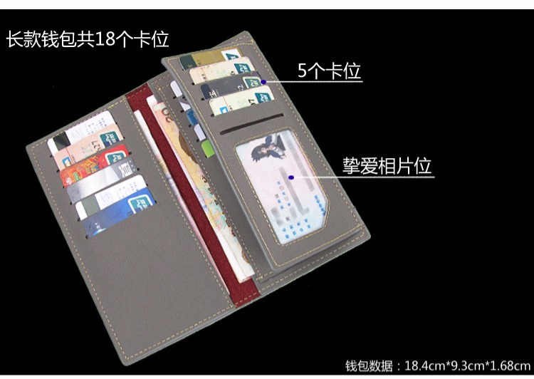 Violet Eternal Garden Wallet Phim hoạt hình Anime Đàn ông và Phụ nữ Dài ngắn Hai Yuan Yuan Ví sinh viên Nhật Bản hình dán cute