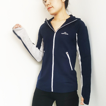 New Zealand kathxx womens merino wool jacket winter sports outdoor leisure long sleeve hoodie sweating warm