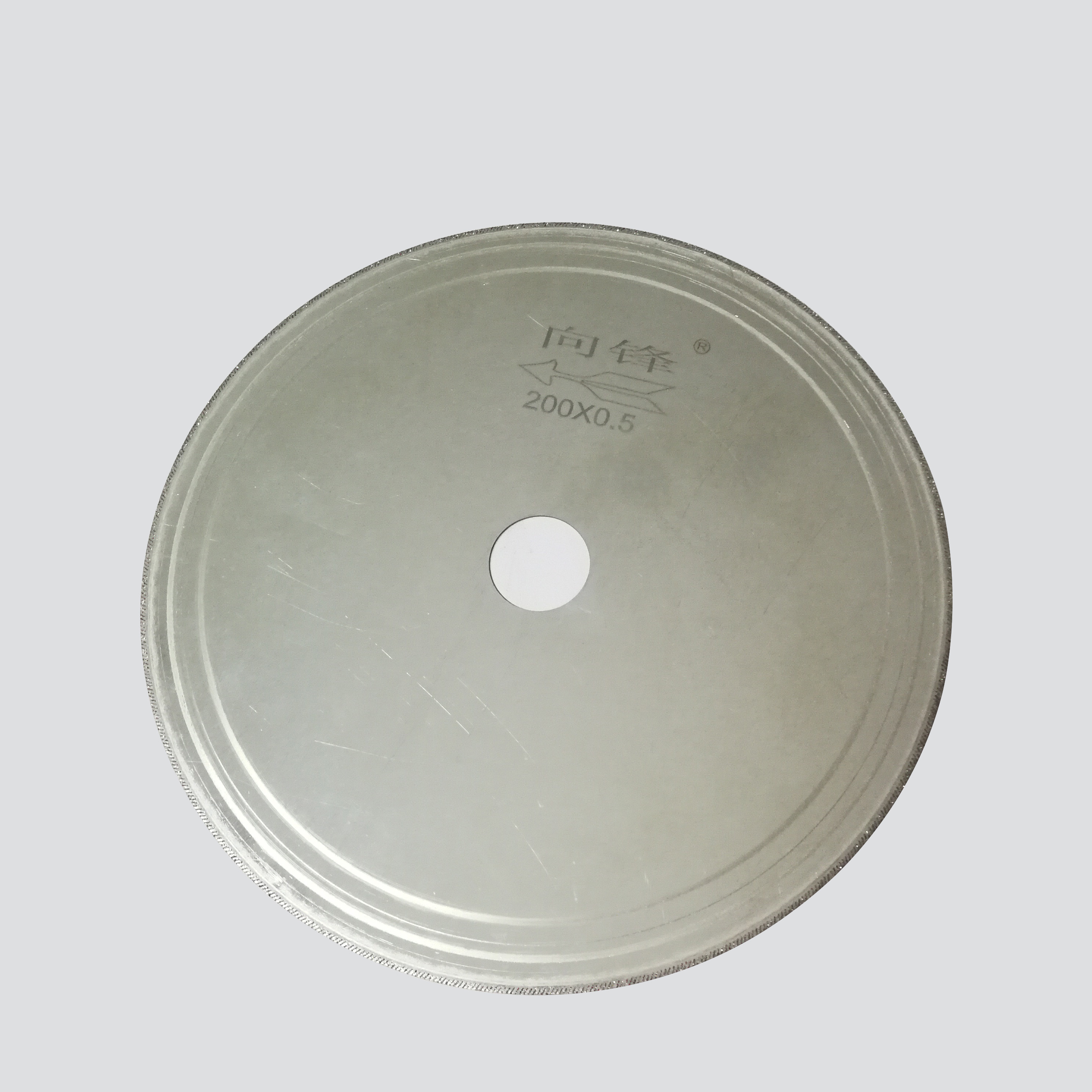 To the front ultrathin diamond 5-8 inch cut sheet marble open slit sheet glass jade emerald saw blade inclined tooth