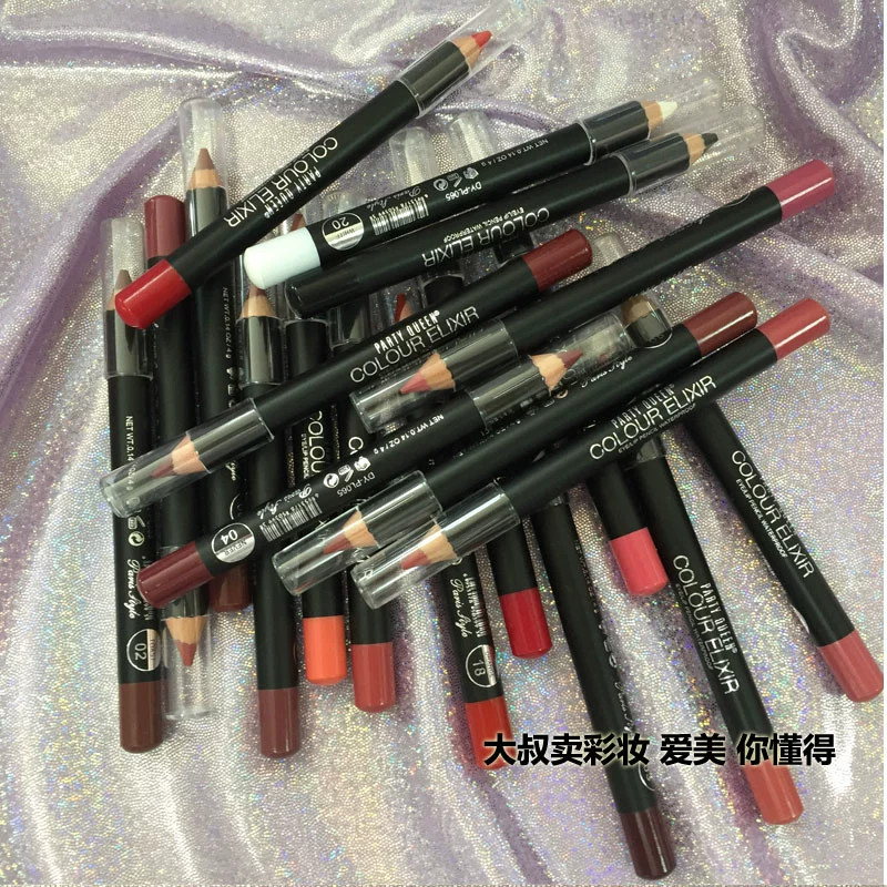 Đảng Nữ Hoàng Matte Matte Son Môi PQ Lip Liner Lip Pen Đậu Dán Khỏa Thân Brown Dì