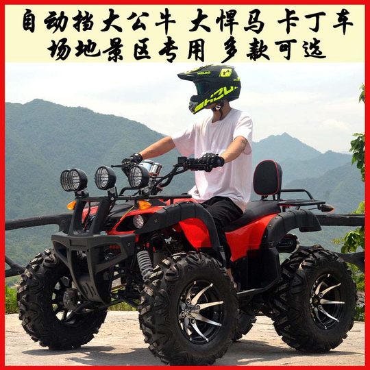 Atv Four-Wheel Off-Road Four-Wheel Drive Big Bull All-Terrain Mountain Bike Motorcycle Atv Electric Snowmobile Manufacturer