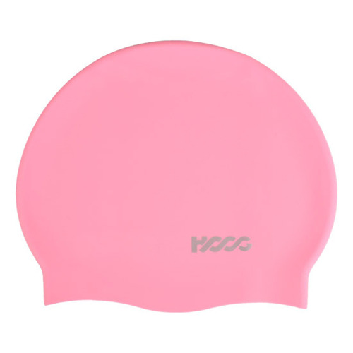 HOOG nhập khẩu Hàn Quốc unisex rắn màu trơn không độc hại mũ bơi thời trang không thấm nước mũ bơi nữ