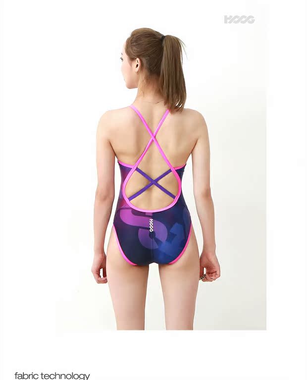 Nhập khẩu hoog nữ Xiêm tam giác mỏng skinny thời trang chuyên nghiệp cạnh tranh nhanh khô đào tạo thi bơi bikini một mảnh đi biển