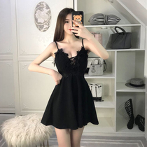 Geggejia sexy nightclub Womens waist heart machine design sense night dress temperament French Platycodon skirt
