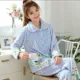 Đồ ngủ nhung san hô của phụ nữ mùa đông dày ấm áp trung niên mẹ flannel dịch vụ nhà mùa thu và mùa đông mẫu phù hợp với tuổi trung niên thời trang mặc nhà