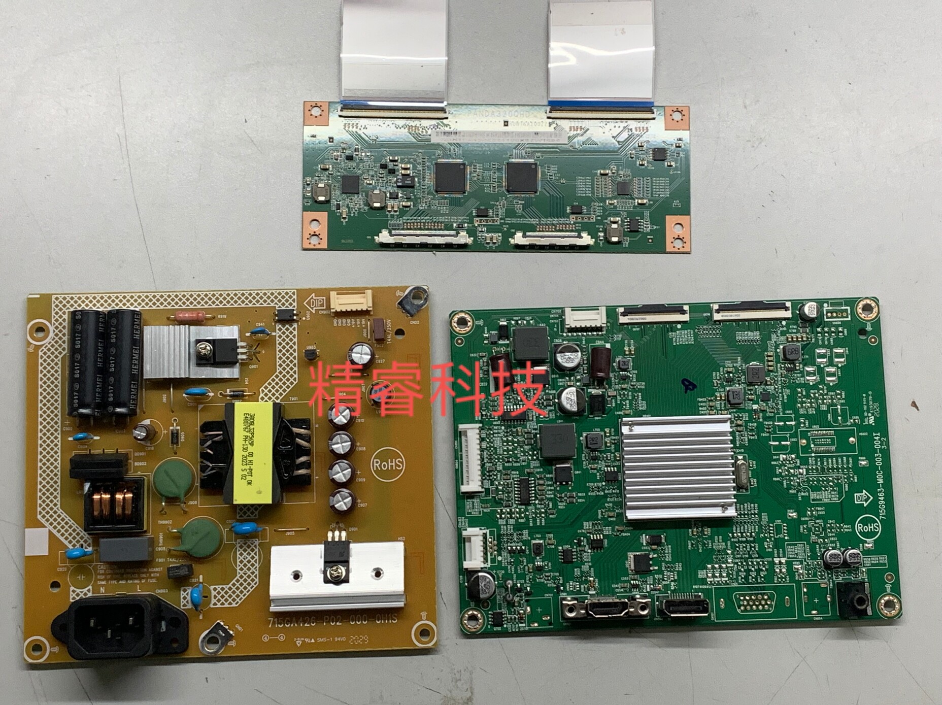 Original AOC Q32V3WS Driver Board Boost Board Q32V3 Power Board Logic Board Backlit LED Strip