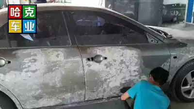 Car appearance sheet metal spray paint repair Hangzhou's first offline service physical store Huck car industry repair base