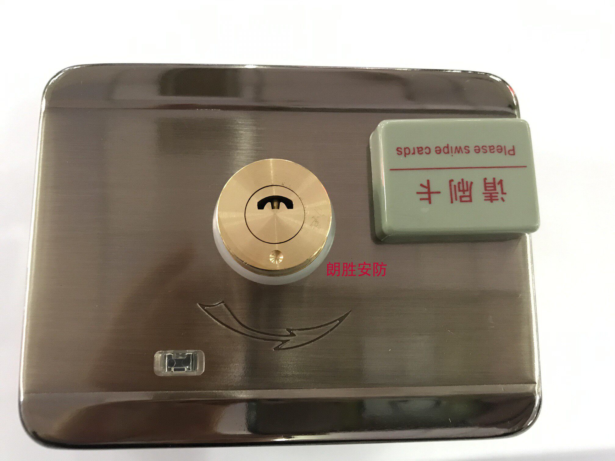Rental house iron door stainless steel door Mingrui access control card reader