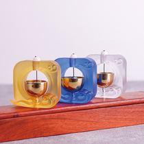 Dopamine bell ancient glass into the door bell car brass bell ornament window car ornament business gift