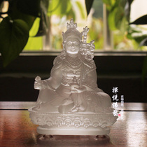 Zen Delight Buddha Art Liuli Lotus Flower Master (Tuas) Tibetan Buddhist Supplies Extra small pocket Buddha statue
