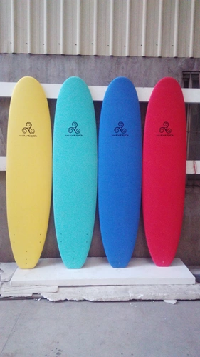 Серфинг новая голубая киль мягкая доска 7-8 футов стеклянная волокна.