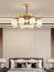 New Chinese-Style Chandelier, Living Room Lighting, Chinese-Style Zen Room Lighting, Ultra-Bright Modern Restaurant Tea Room Fan Light