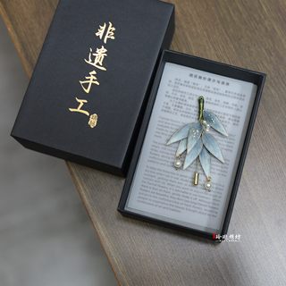 苏州非遗手工绒花胸针中式蚕丝汉服旗袍配饰送妈妈老师毕业季礼物