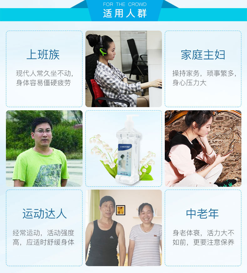 Tinh dầu massage cơ thể spa mát xa cơ thể dầu mở trở lại massage tinh dầu thông qua dầu xoa bóp cơ thể - Tinh dầu điều trị tinh dầu ô tô