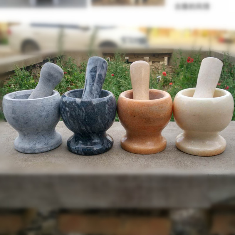 Stone Mortar Garlic Mortar Home Press Garlic Machine Stone Garlic Clay Garlic Hibiscus Machine Manual Crushed Garlic Machine Pressed Garlic Grinding Machine Mashing Jar