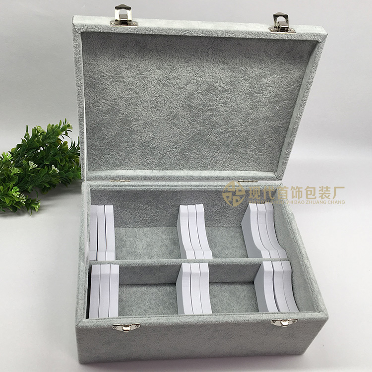 Vòng đeo tay hộp lưu trữ đồ trang sức bằng gỗ và bạc ngọc 20 hộp lưu trữ vòng đeo tay 10 hộp hộp trang sức hộp đồ trang sức - Vòng đeo tay Cuff vòng huyết long