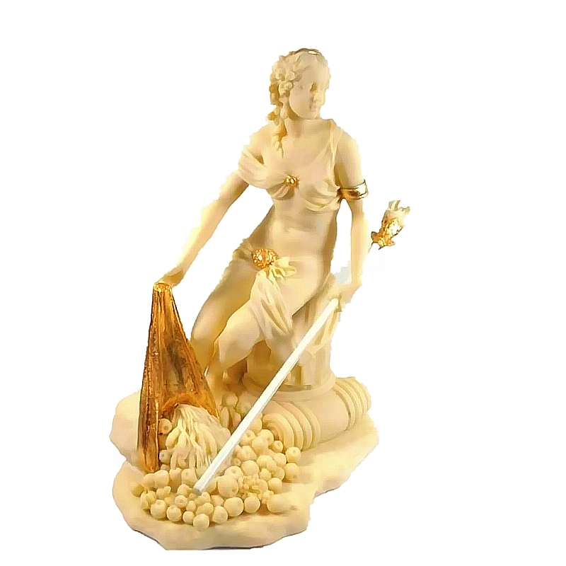 (Veroni Greek mythological figure ornament) resin table decoration fertile marriage goddess Demeter
