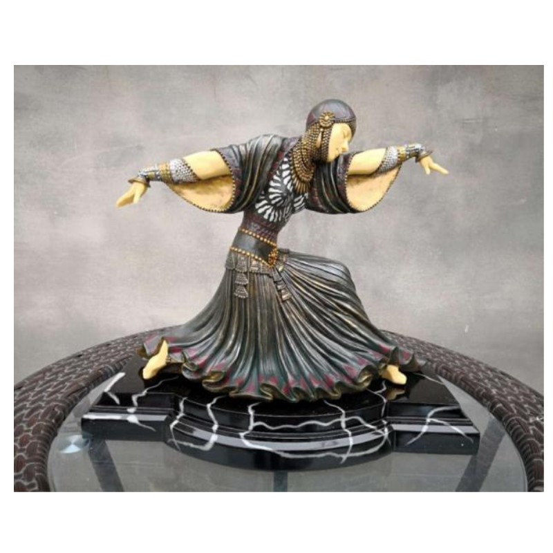 (Veronieu style craft gift hem decoration) Art figures Resin Painted Pendulum Pieces-Eurodancer-Side by side