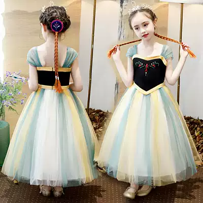 Frozen anna anna Princess Dress Girl Aisha Aisha elsa Dress Halloween