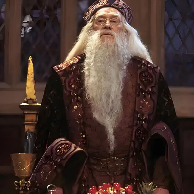Albus Cosplay Costume Harry Potter Dumbledore Cosplay Clothes Robe Christmas Headmaster Wizard