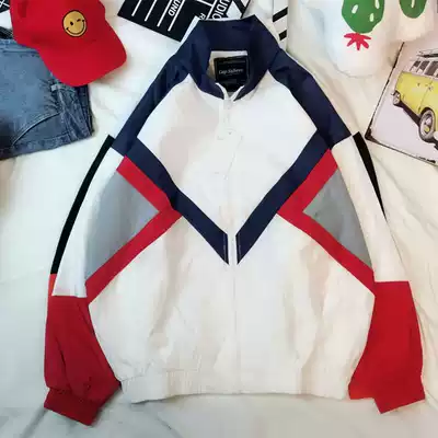 Spring and autumn tide brand 2021 new ins super rush color jacket Korean version of the trend fashion loose windbreaker handsome jacket