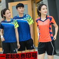 2018 nhóm tùy chỉnh mới mua quần áo bóng chuyền nam phù hợp với đồng phục đội bóng ngắn tay dịch vụ thi đấu quần áo bóng chuyền quần áo nữ 	lưới bóng chuyền nam	
