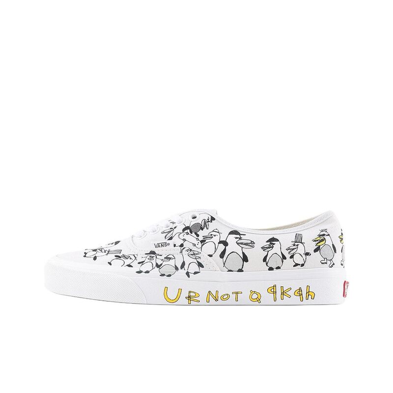 Vans Authentic Comfortable and Versatile Low-Top Canvas Shoes, Unisex, White
