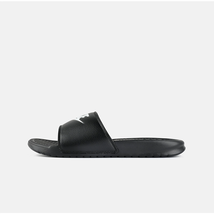 NIKE BENASSI JDI Nike nam và nữ bãi biển chữ đen và trắng thể thao dép đi biển 343880-090