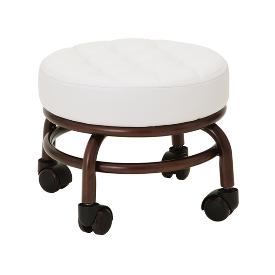 With baby artifact big work stool round stool beauty stool with wheel low stool pulley stool manicure rotating stool pulley beauty chair