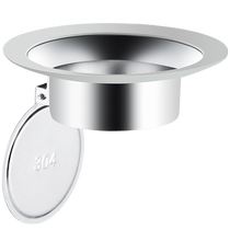 Toilet deodorant blocker squat toilet baffle stainless steel squat toilet cover hole plug toilet deodorant artifact