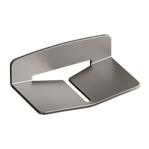 Bathroom soap dish creative drain space aluminum punch-free toilet soap dish bathroom shelf wall-mounted