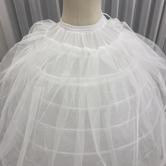 Mariage de la mariée soutien violent robe de mariée jupon nuages ​​performance super moelleuse 7 acier 2 cercles de fils soutien de jupe réglable à sept os pour les femmes