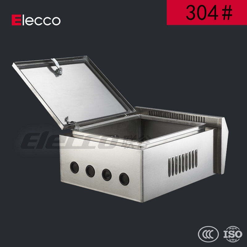 304#Stainless steel distribution tank Lianxi Outdoor Waterproof tank Electric Control Case 400*500*250mm(304#Steel)