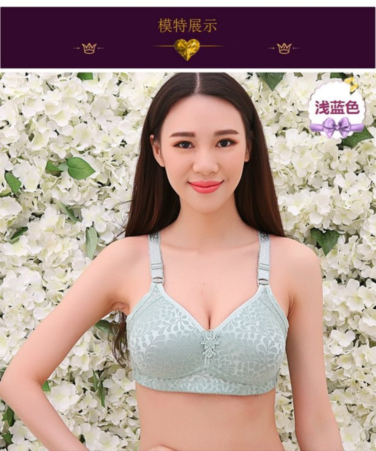 Phụ nữ trung niên ba kích cỡ lớn đồ lót mẹ không có vòng thép áo ngực cotton phần trung niên mỏng tập hợp áo ngực đồ lót đẹp