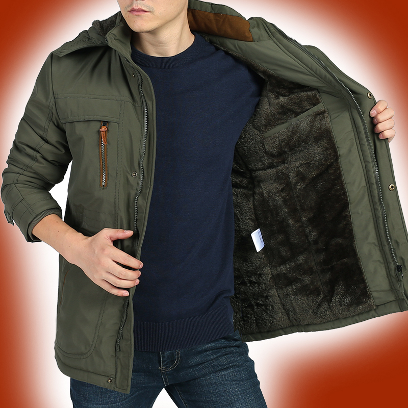 Blouson hiver pour homme ZHAN en Nylon - Ref 3114133 Image 2