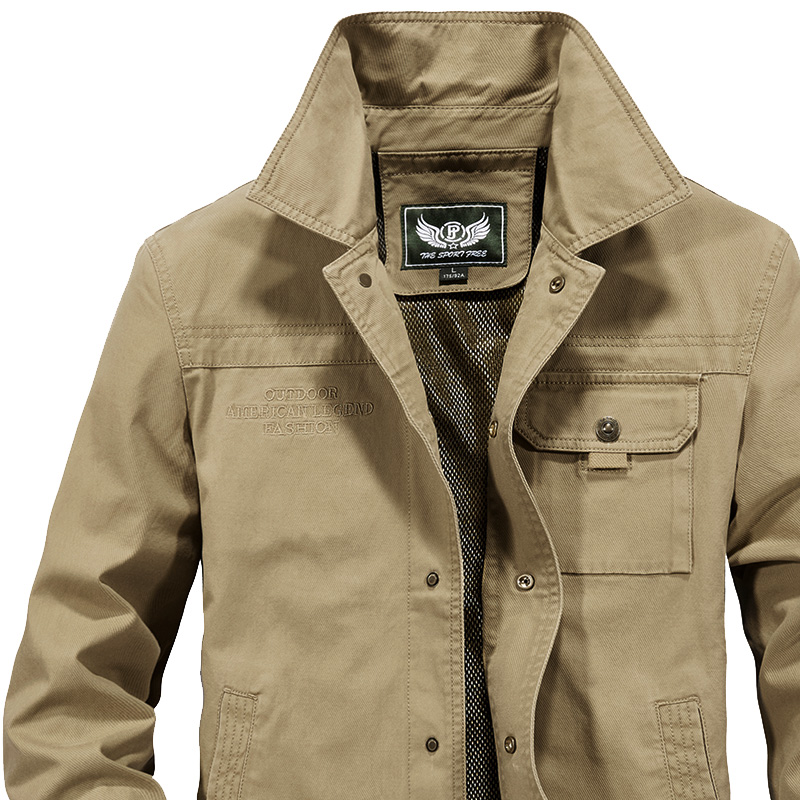 Blouson homme NIANJEEP    manches longues en Coton - Ref 3116119 Image 1