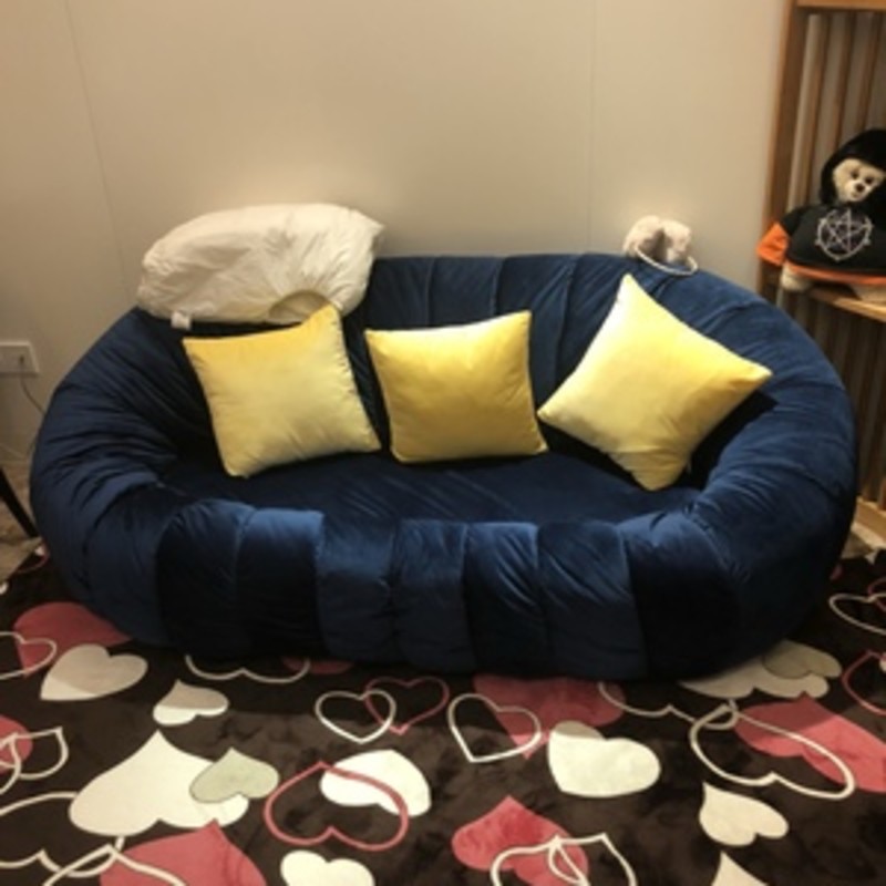 Ký hợp đồng thời trang vải giải trí bí ngô beanbag ba 3-bit rửa được căn hộ nhỏ phòng khách phòng ngủ - Ghế sô pha ghế sofa đẹp hiện đại
