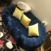 Ký hợp đồng thời trang vải giải trí bí ngô beanbag ba 3-bit rửa được căn hộ nhỏ phòng khách phòng ngủ - Ghế sô pha ghế sofa dài Ghế sô pha